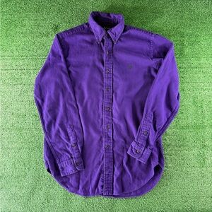 Vintage Ralph Lauren purple button down shirt Size M
